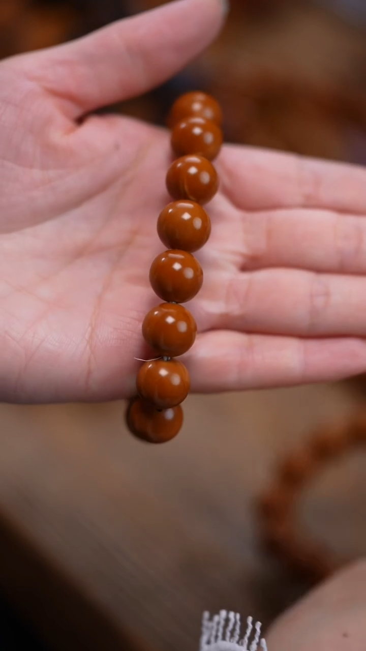 手串/手链橄榄核13mm S级正圆光珠 