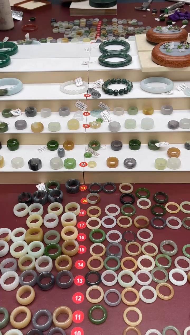 【闪购商品】和田玉戒指未镶嵌15号