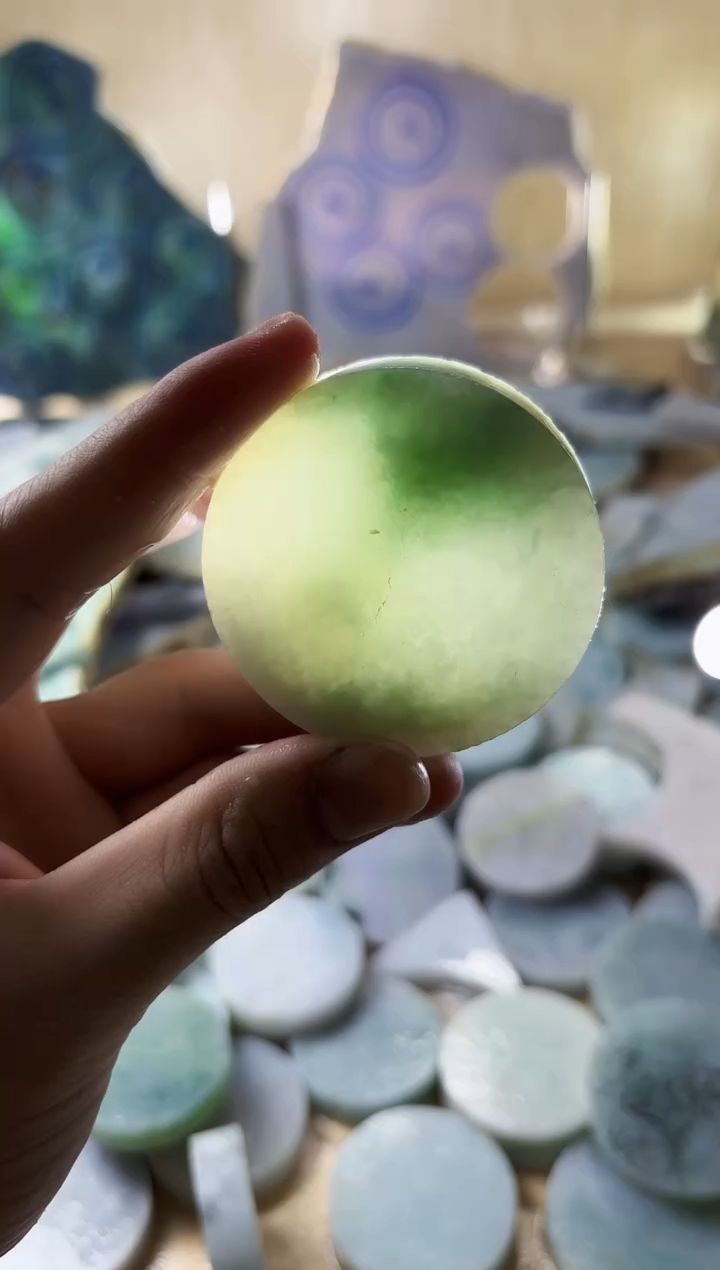 【闪购商品】翡翠颈饰未镶嵌A货白谭2461
