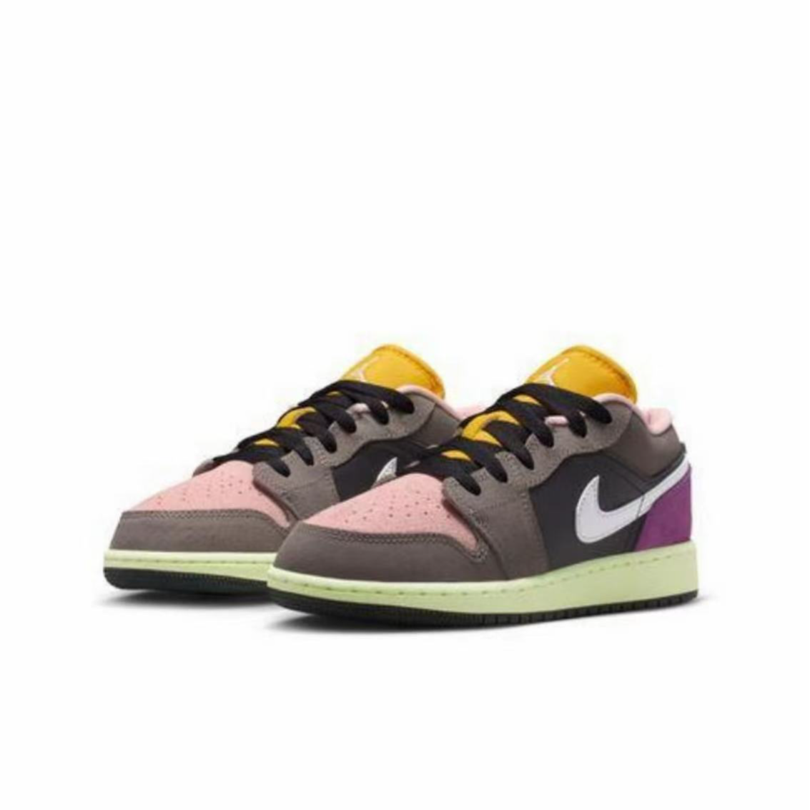 NIKE/耐克正品女子大童AJ1 SE 复古拼接百搭休闲板鞋 -HQ2021-005