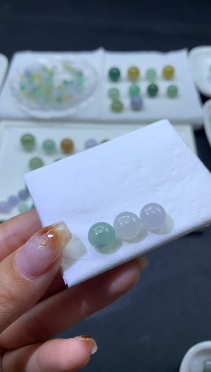 【闪购商品】定制翡翠未镶嵌珠5