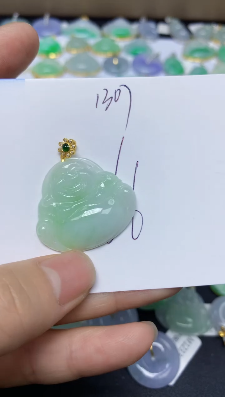 【闪购商品】翡翠未镶嵌挂件天然翡翠A货