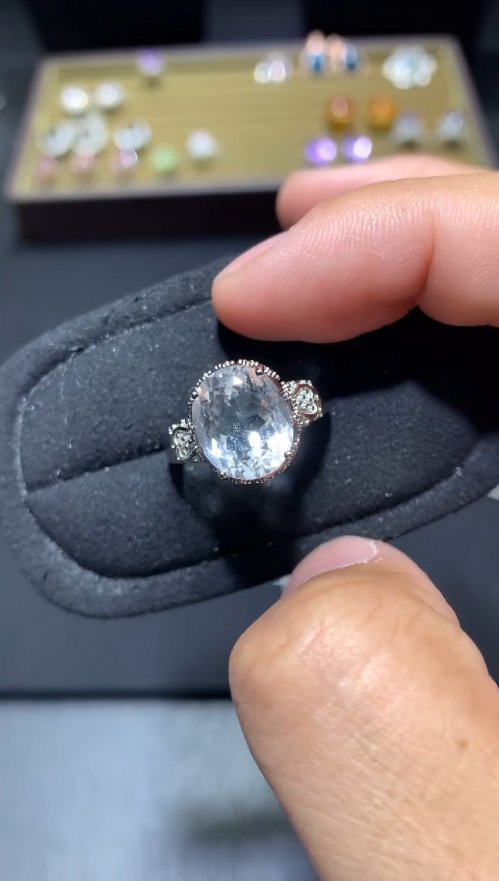 未镶嵌戒指水晶J53