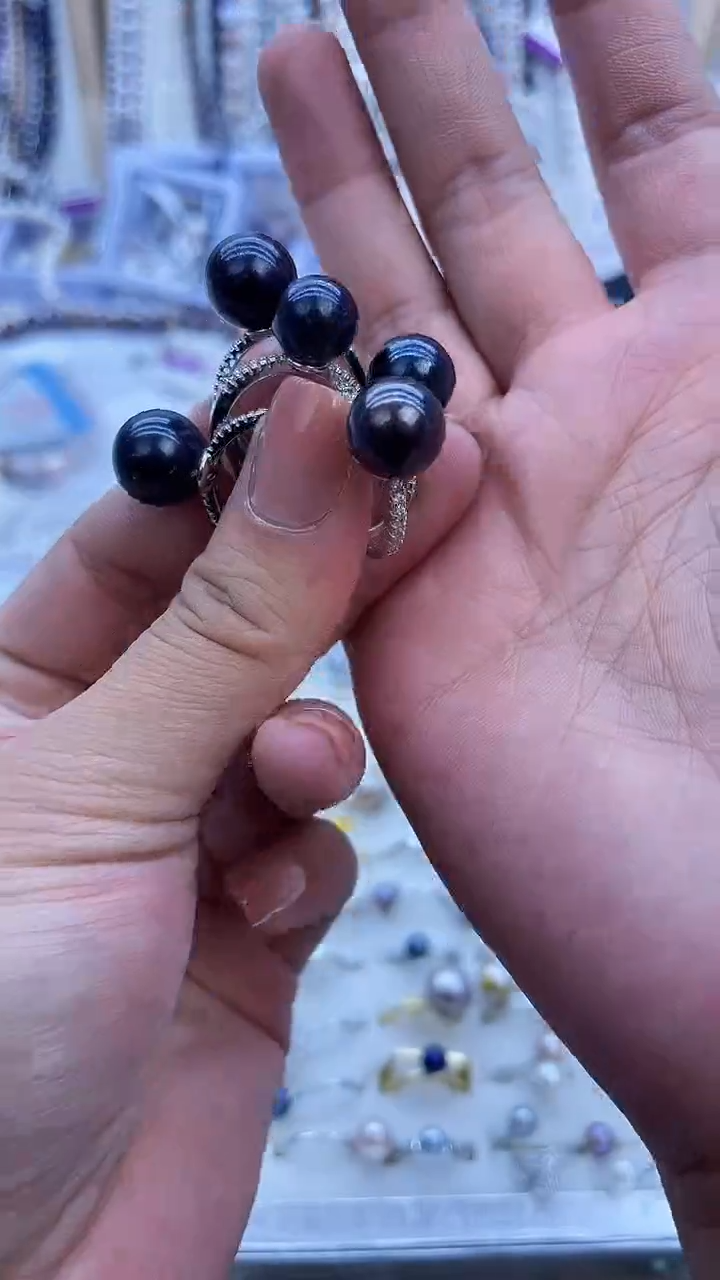 【闪购商品】淡水珍珠戒指未镶嵌719有微瑕，介意勿拍