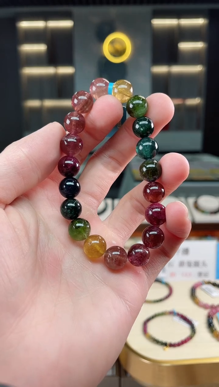 【闪购商品】碧玺收藏级单圈手串10mm+未镶嵌（多样性发一条）xion