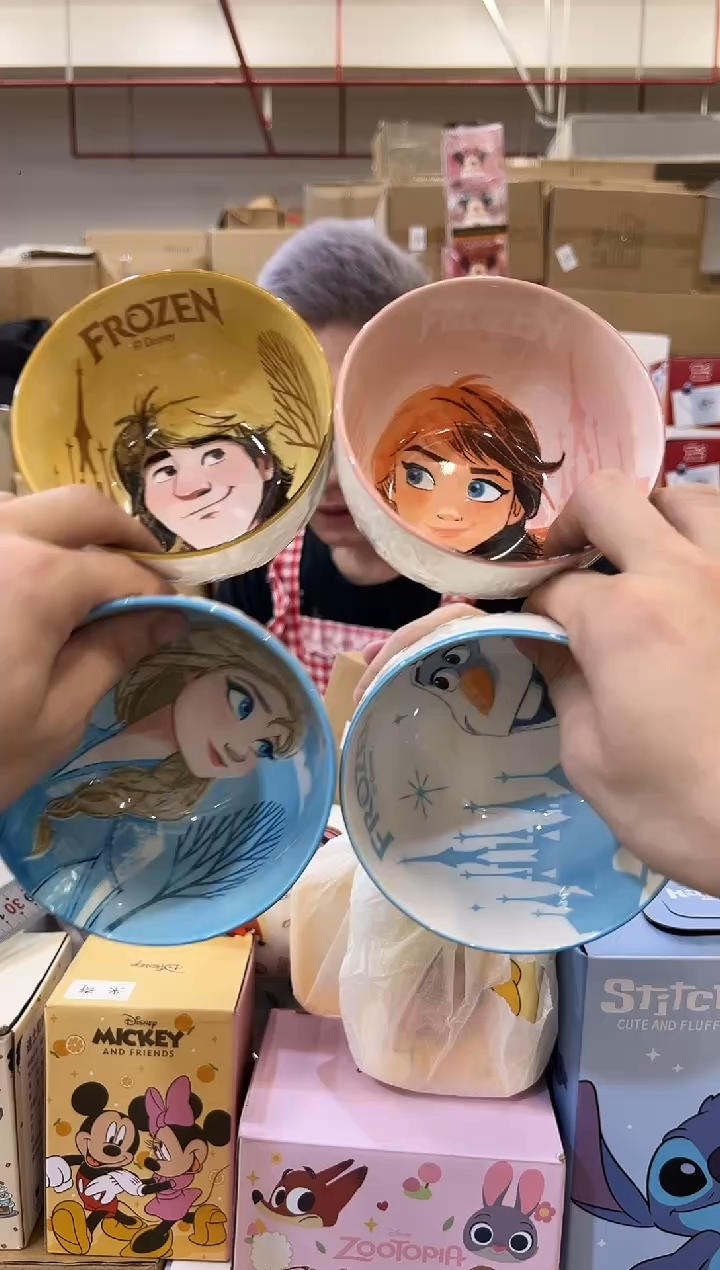 冰雪奇缘碗4件套