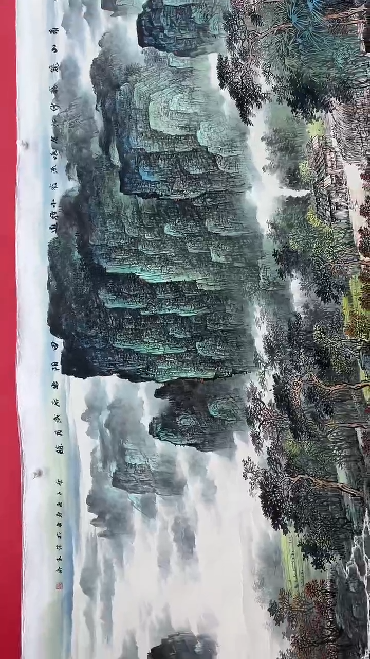 国画作家陆远华纯手绘国画