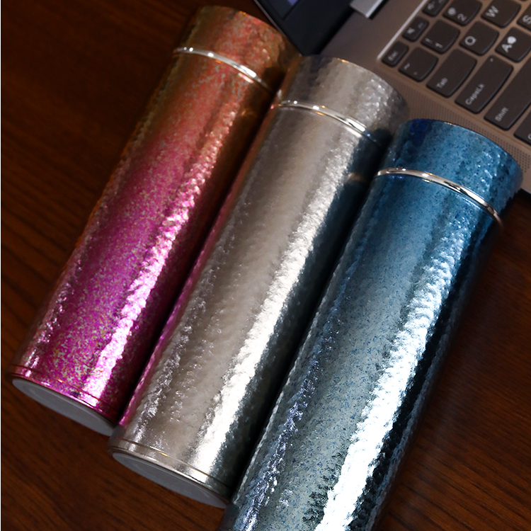 GUDUGUDU/纯钛保温杯大容量冰花男女同款水杯商务高颜值泡茶杯子