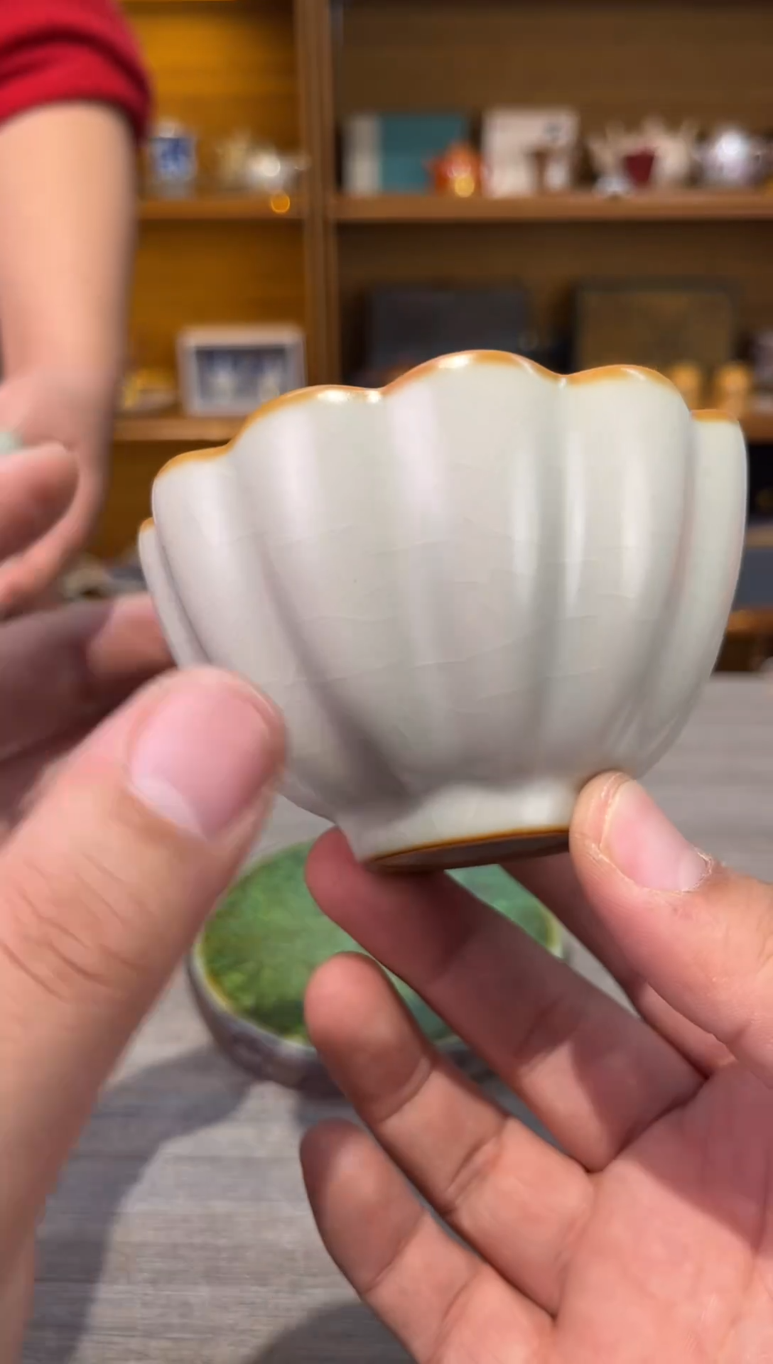 【闪购商品】黄莲花杯茶具茶具