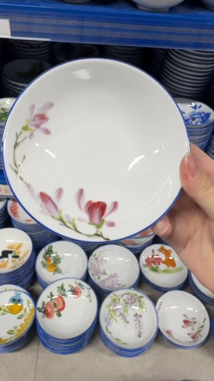 景德镇手绘釉中彩（食品级）小胖碗