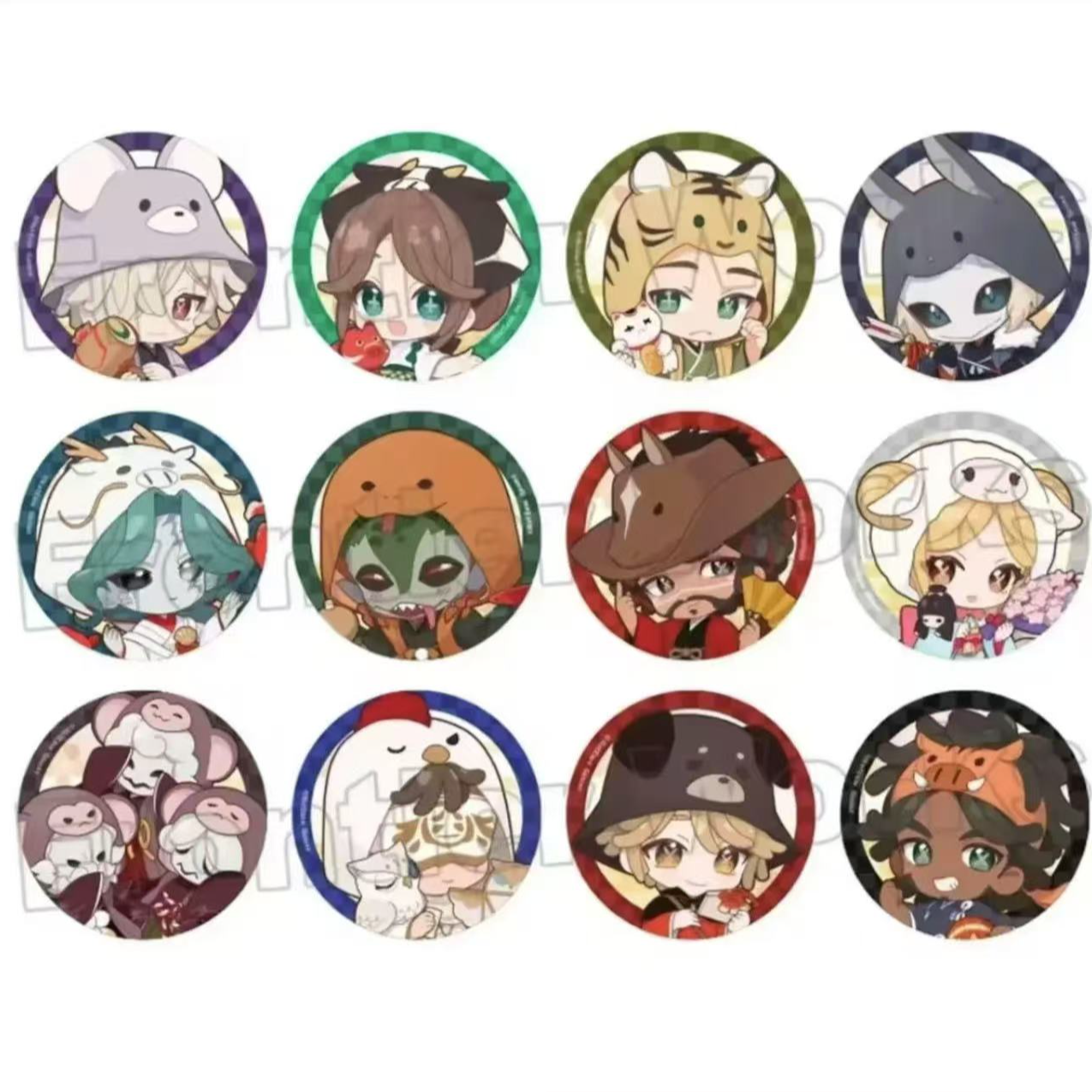 【拆盒】【第五人格】十二生肖吧唧、拍立得盲盒盲抽