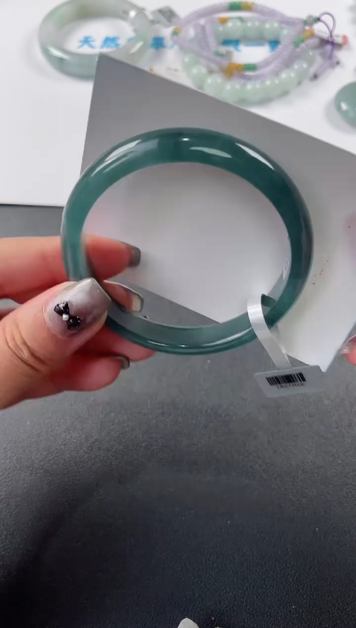 未镶嵌手镯翡翠基地发货H2774 54+