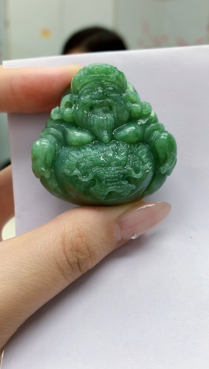 【闪购商品】定制翡翠未镶嵌4852jw-毛货挂件