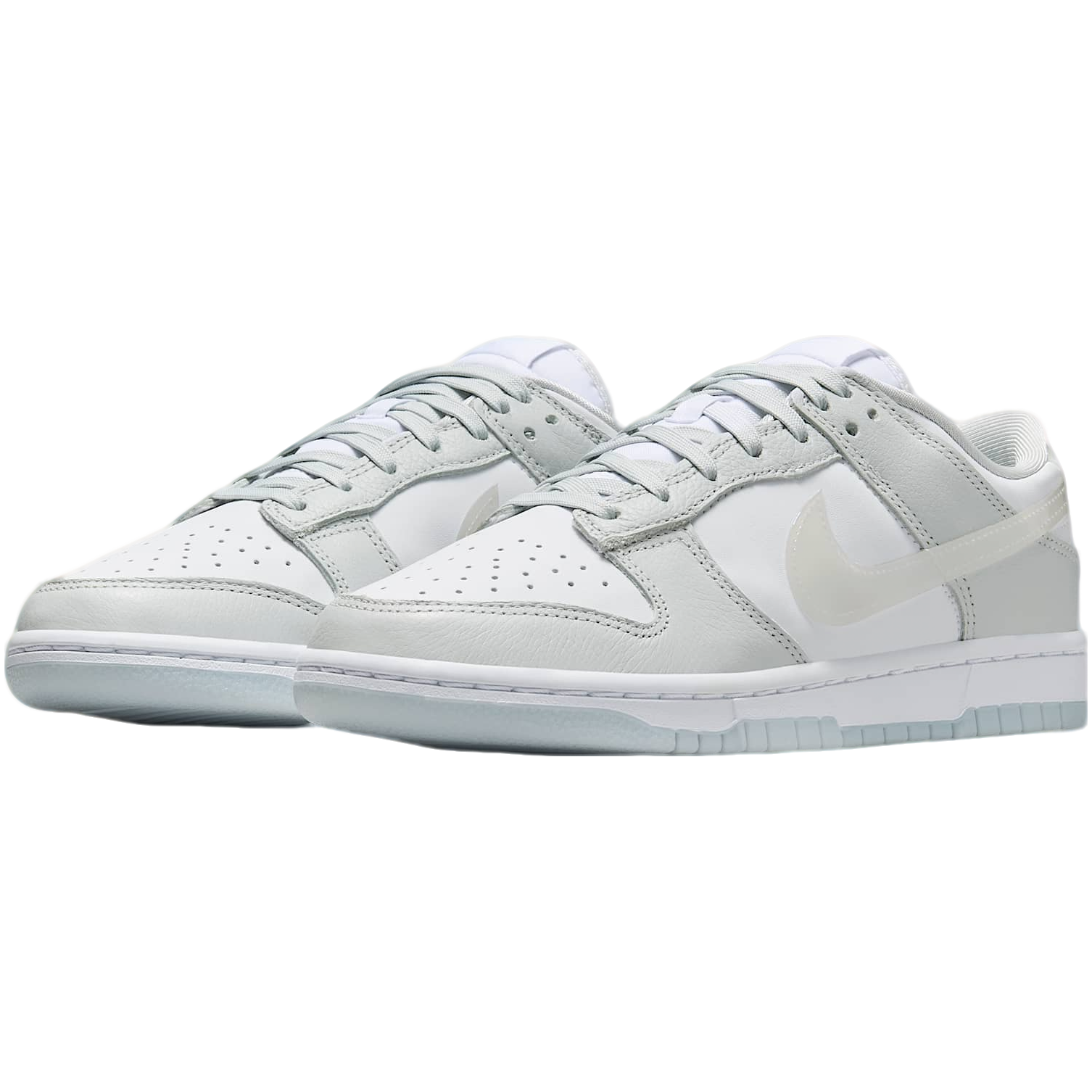 NIKE/耐克官方女子珠光白灰dunk LOW流光风时尚板鞋-HJ5787-001