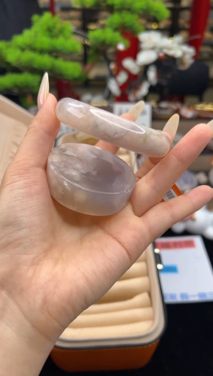 【闪购商品】石英质玉未镶嵌手镯57圈口（赠送镯心）13124