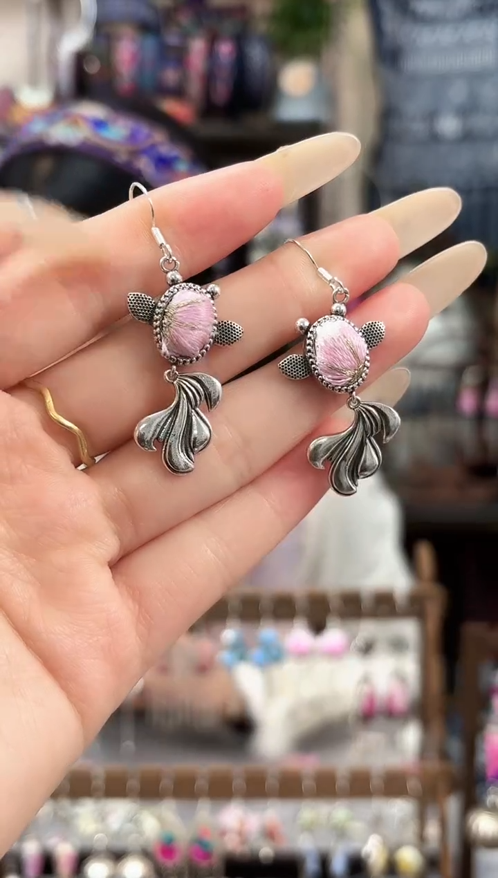 织绣民族风非遗老绣苗银饰品726