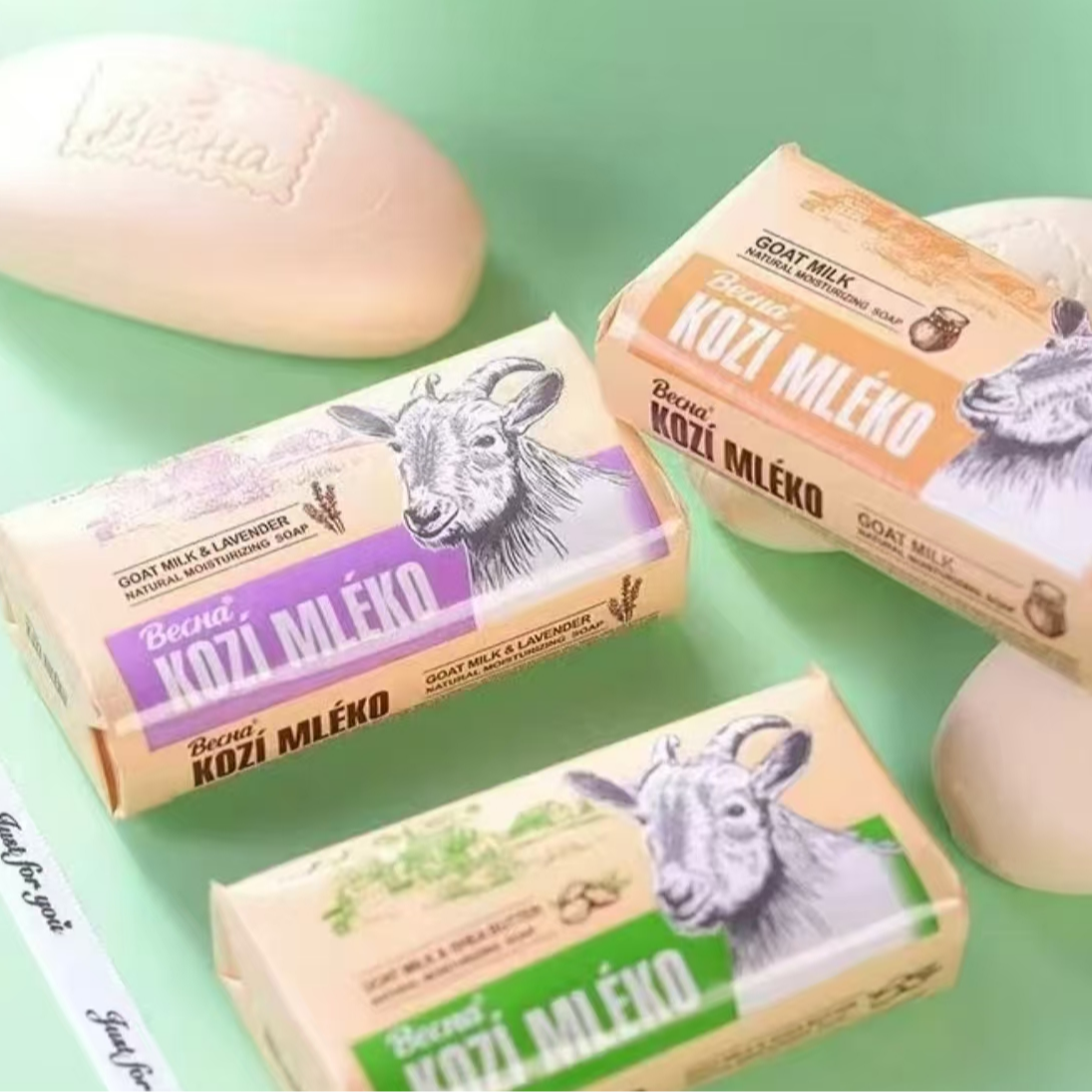 俄罗斯原装进口微斯娜羊奶皂90克