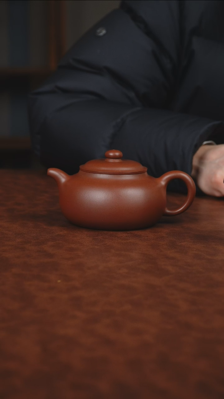 【闪购商品】紫砂茶壶王耀 鼓腹壶 低槽清