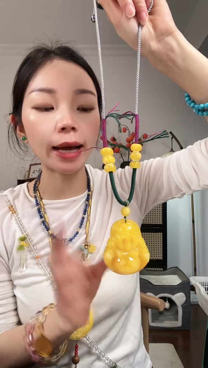 【闪购商品】琥珀颈饰未镶嵌A367AAAAAAA