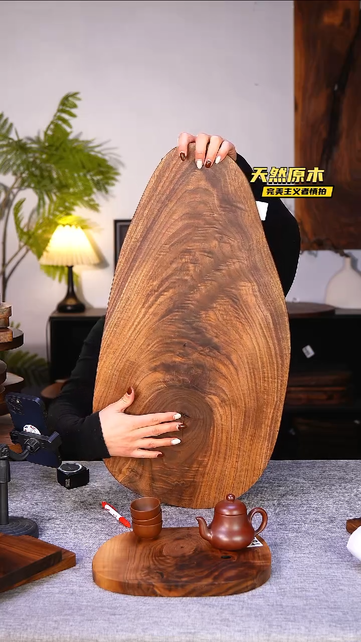 木北美黑胡桃原木.干裂疤结不属于商品质量问题完美主义者慎拍