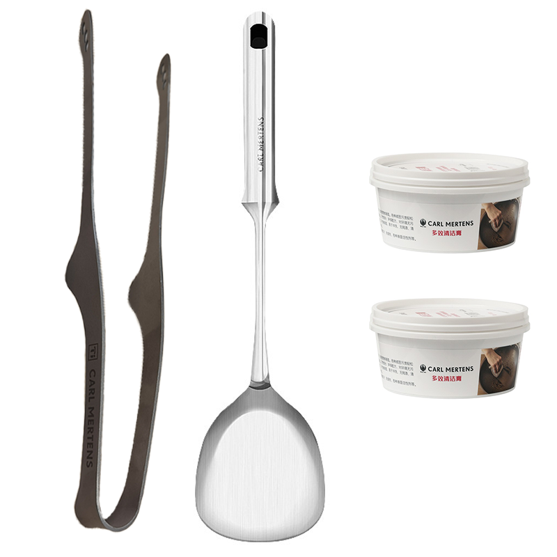 三头鹰品牌直播专属赠品链接【牛排夹+锅铲+两盒清洁膏三件套赠品】