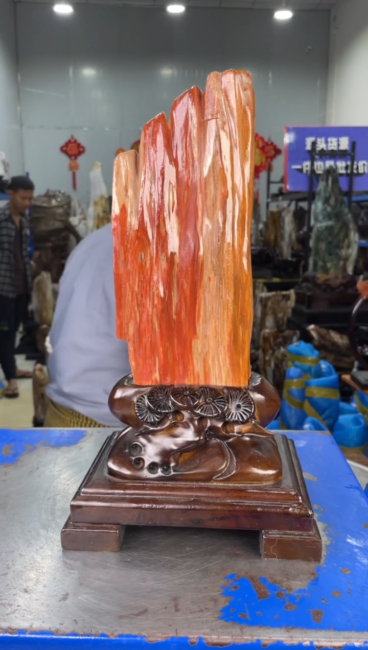 【闪购商品】硅化玉摆件未镶嵌70