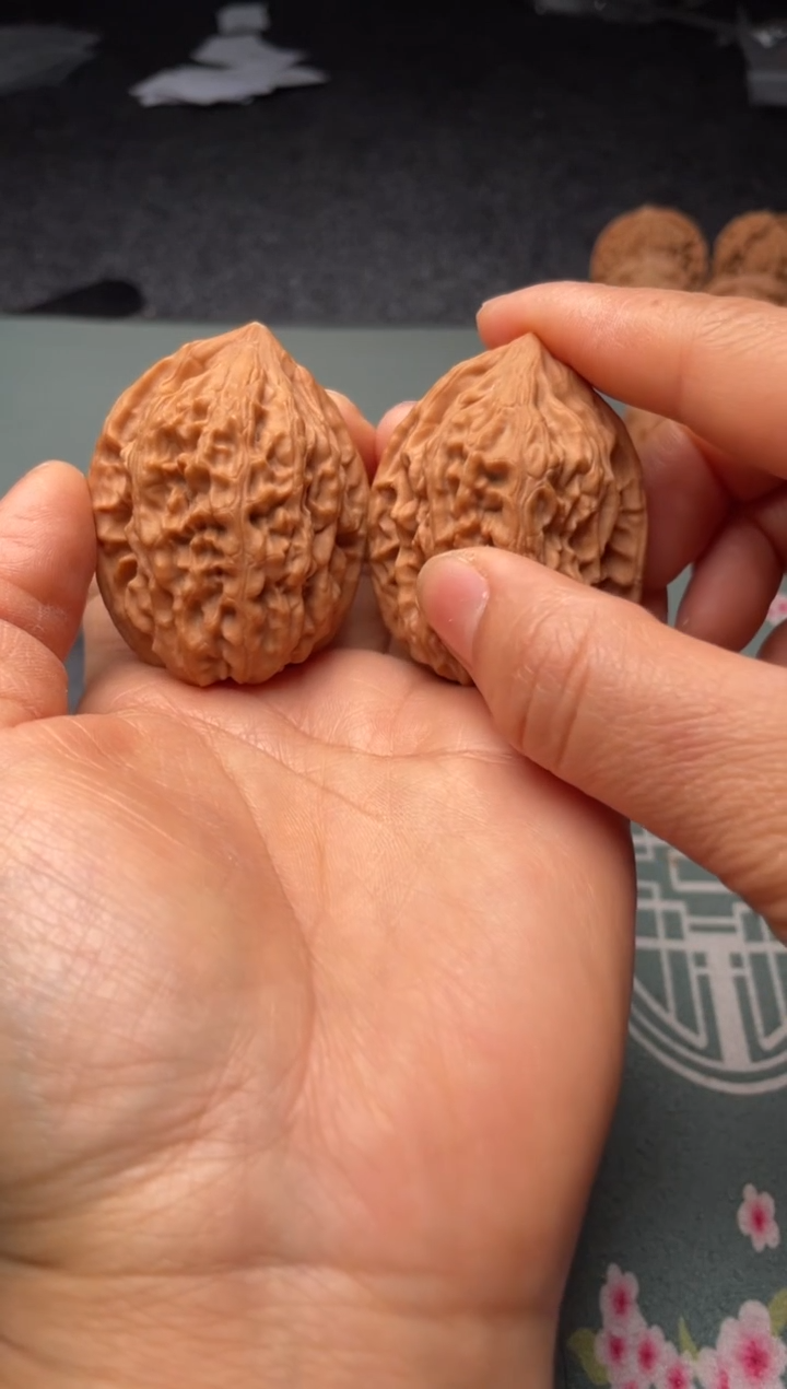 把件文玩核桃w356  鸡心   40尺