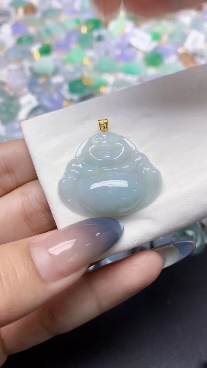 翡翠未镶嵌颈饰天然a货翡翠