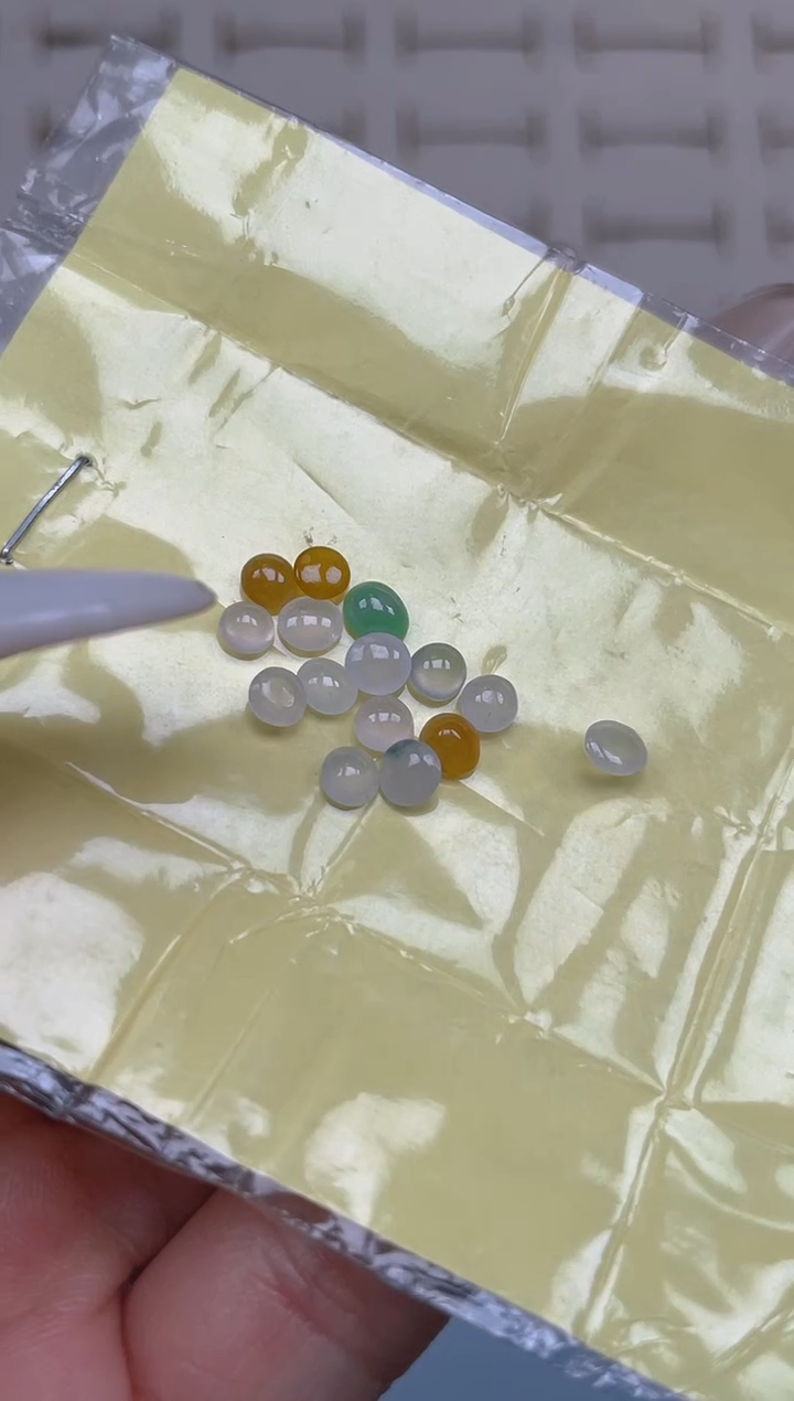 裸石翡翠天然翡翠蛋面45