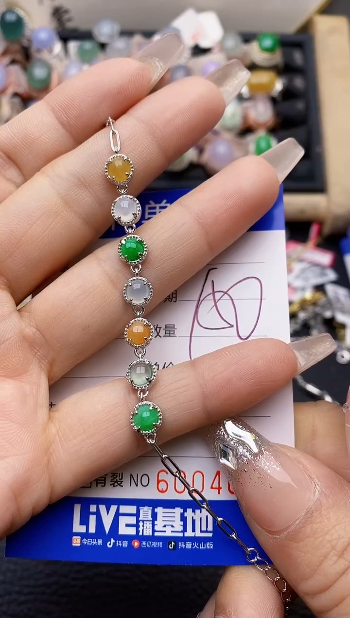 【闪购商品】翡翠戒指银S925镶嵌4625