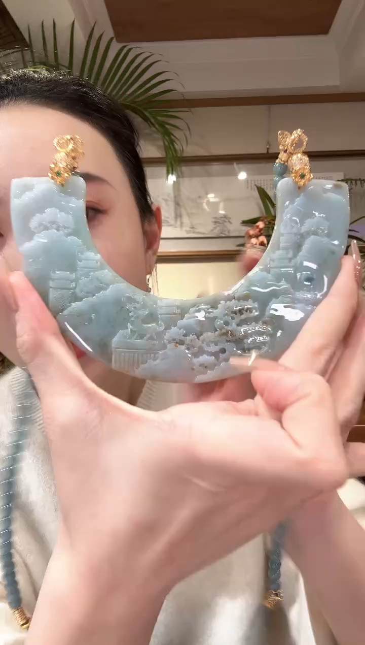 【闪购商品】翡翠颈饰未镶嵌国风