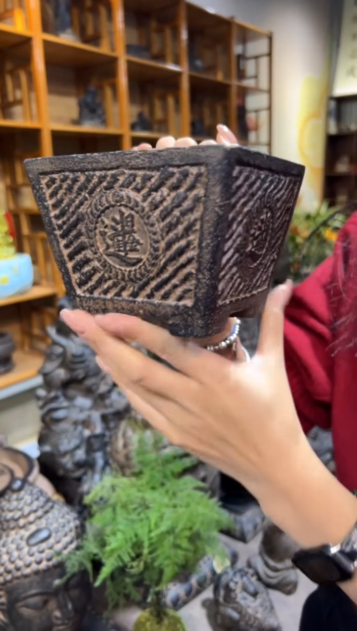 陶土【火山泥】日进斗金盆