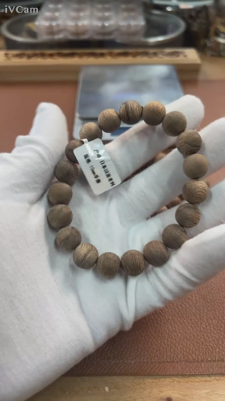 【闪购商品】沉香手串日本回流老料1.1单圈02022063