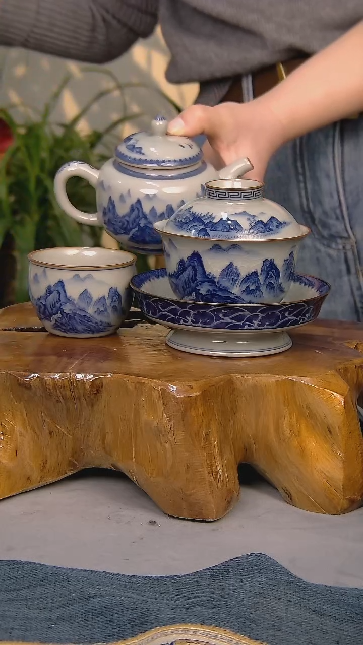 【闪购商品】简装家用款3件套 陶瓷家用茶具系列