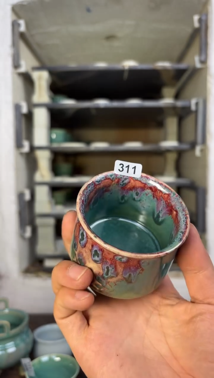 【闪购商品】摆件钧瓷窑变精品茶器