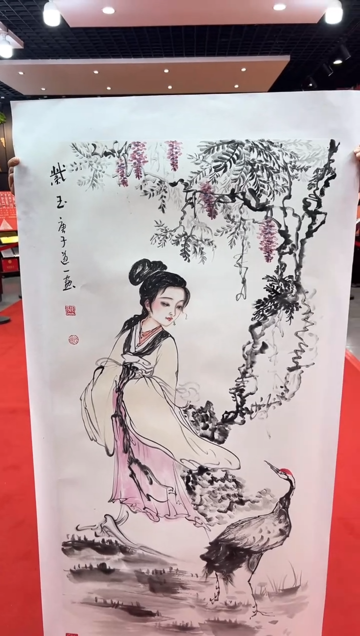 【闪购商品】国画道一李学斌手绘原作B42