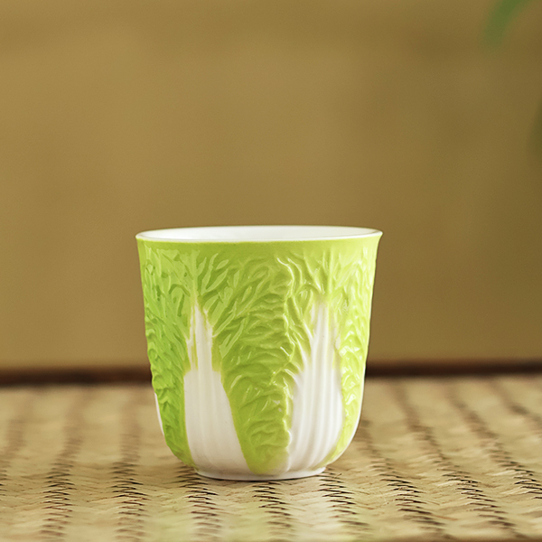 MX 百财白菜杯清茶杯主人杯单个专用陶瓷茶杯-0027