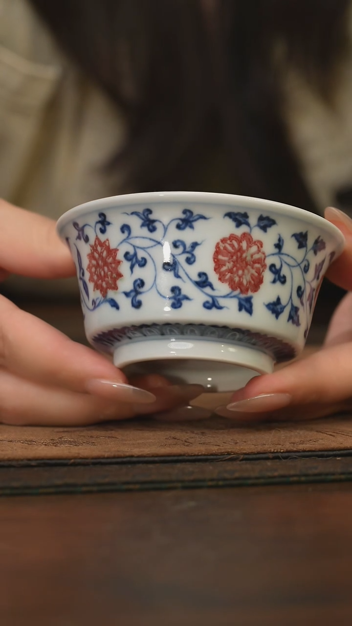 杯柴窑青花破价福利