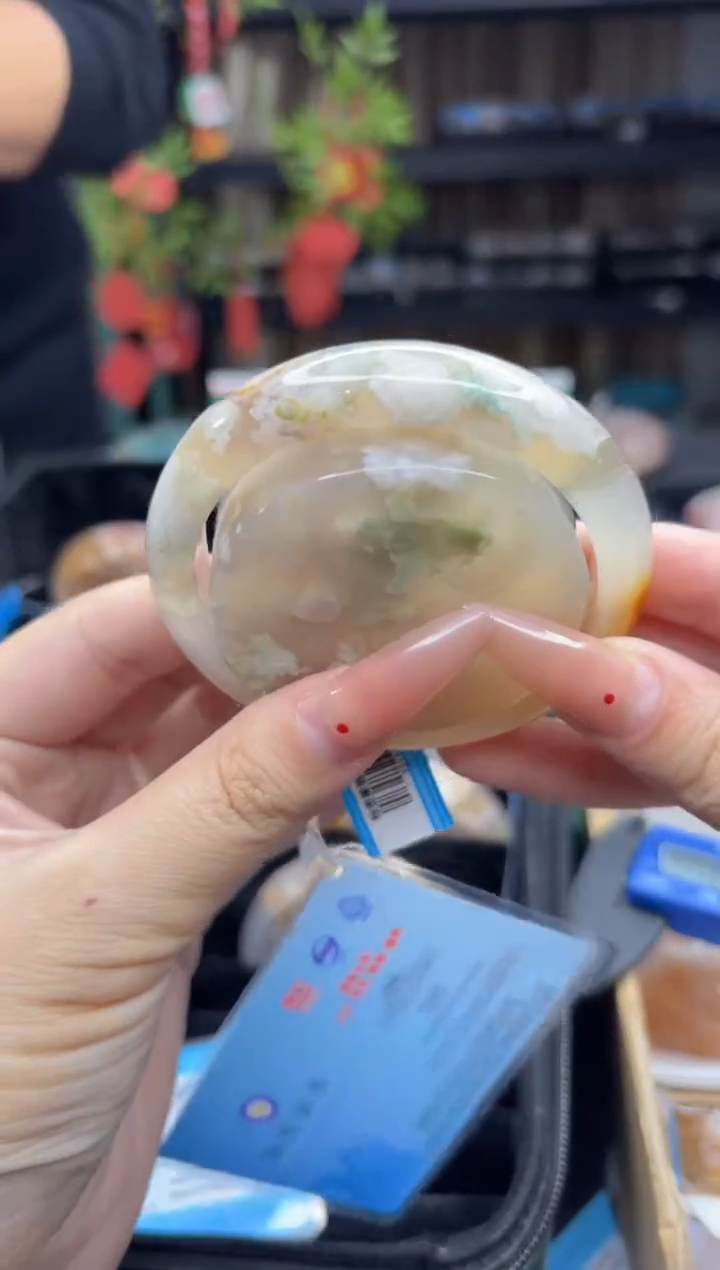 【闪购商品】石英质玉手镯未镶嵌780（56圈赠送镯心）