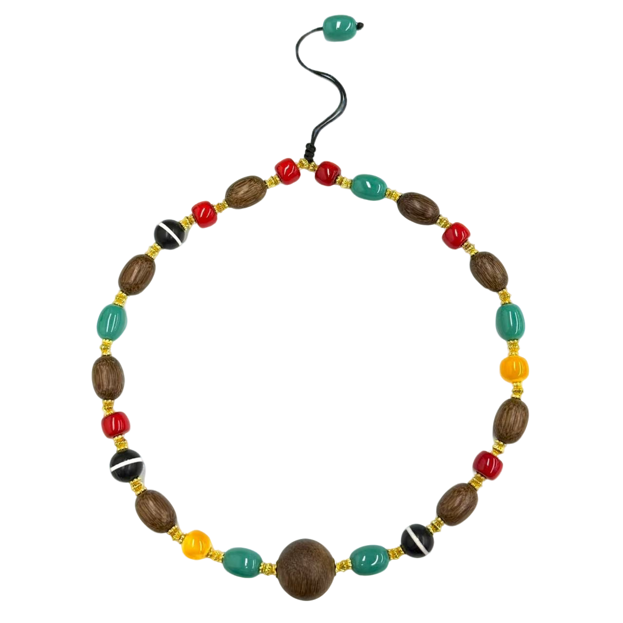 x923-国风设计款原创多彩锁骨链-赠礼盒