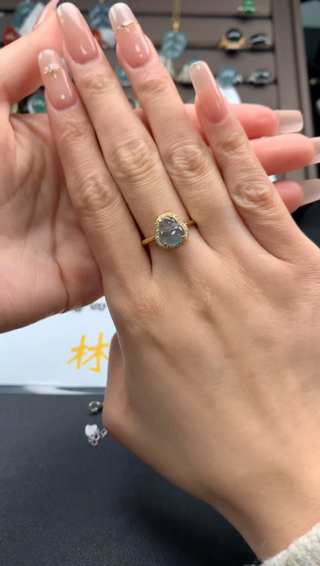 【闪购商品】翡翠戒指银S925镶嵌21312312