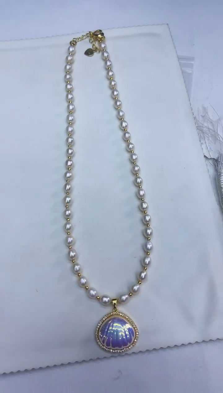 【闪购商品】淡水珍珠颈饰未镶嵌多样性发一条