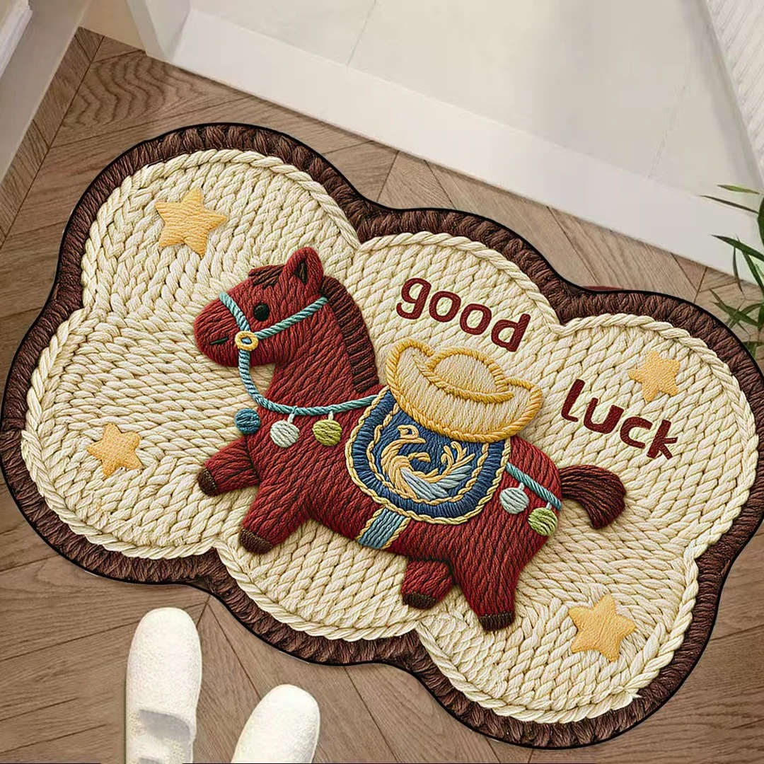 马上有钱5D立体软硅藻泥地垫浴室吸水速干地垫厨房进门口脚垫