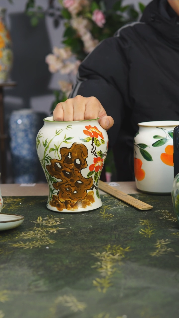 【闪购商品】106景德镇手绘高温陶瓷