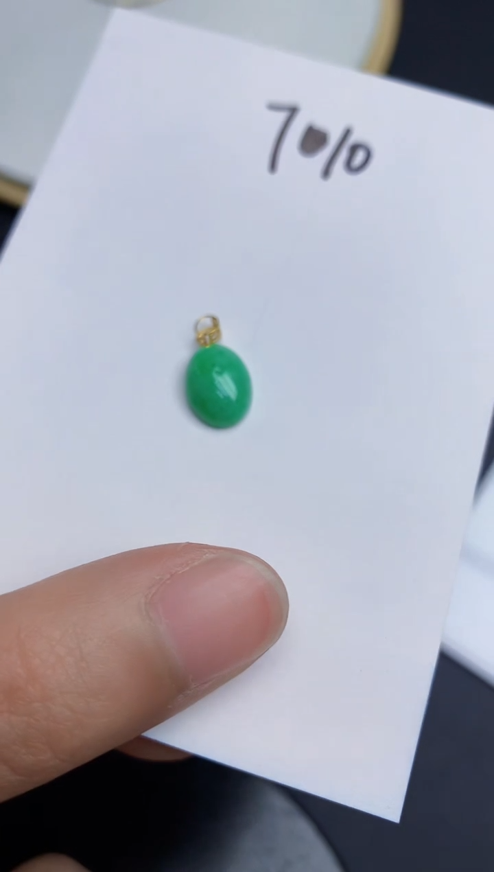 【闪购商品】翡翠颈饰18K金镶嵌000000000