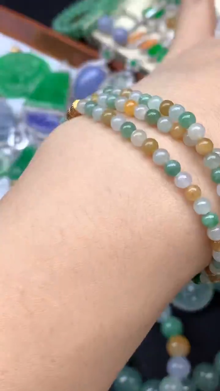 【闪购商品】翡翠手串未镶嵌49-天然翡翠