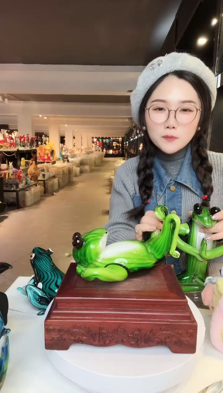 【闪购商品】茶盏琉璃摆件家居摆件