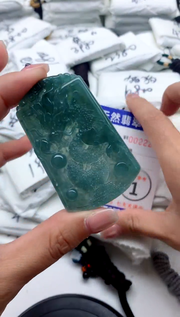 翡翠未镶嵌颈饰555555555555