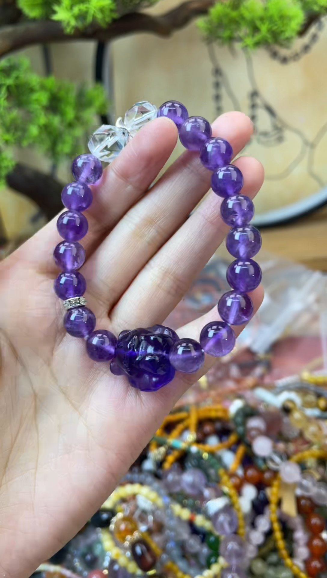 【闪购商品】紫晶手链未镶嵌276手串