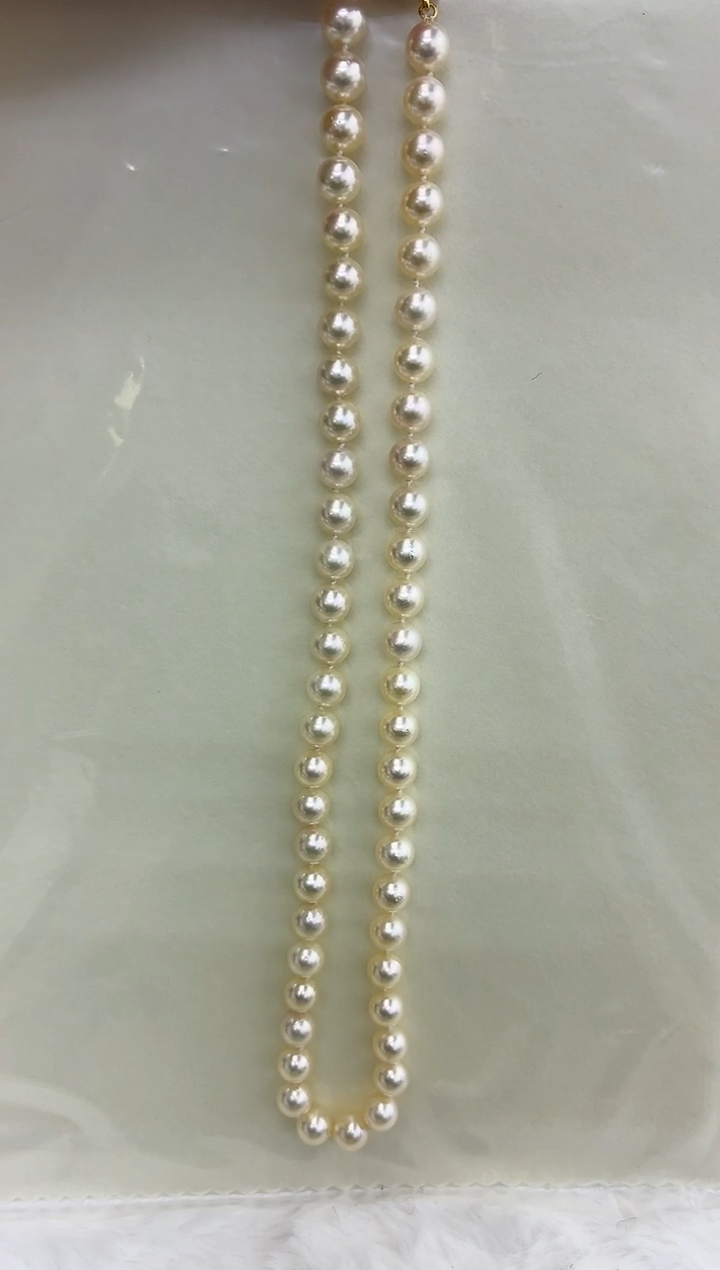 未镶嵌DA海水珍珠海水羽皇金串链 BQ467